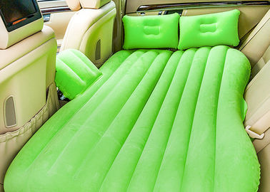Голубой раздувной тюфяк беременности воздушного матраса, раздувная кровать автомобиля для заднего сидения поставщик