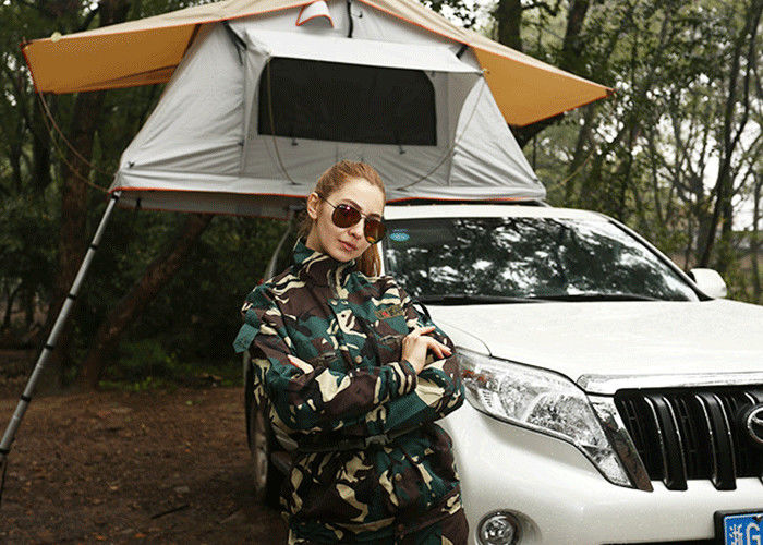 Шатер автомобиля покрытия ПУ ткани Оксфорда установленный крышей, располагаясь лагерем шатер для крыши автомобиля поставщик